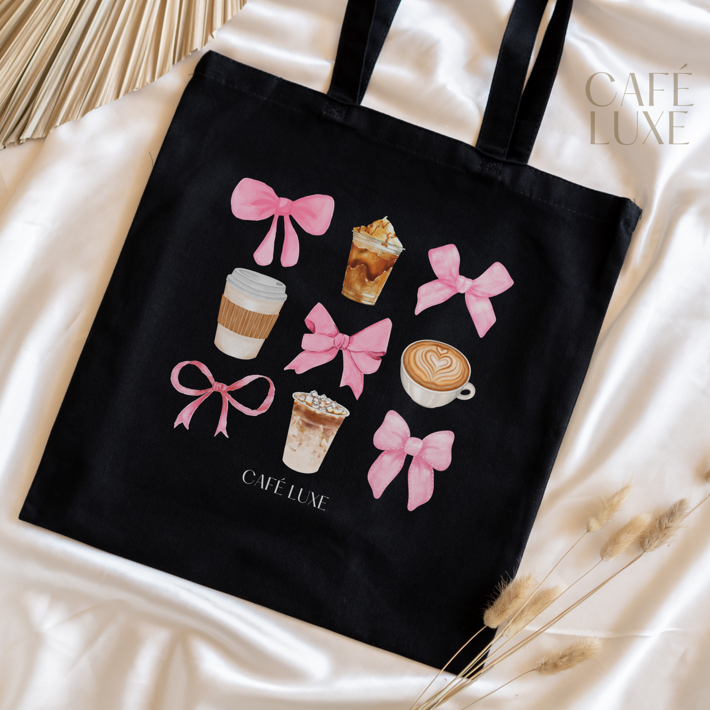 Coquette Coffee Canvas Tote Bag