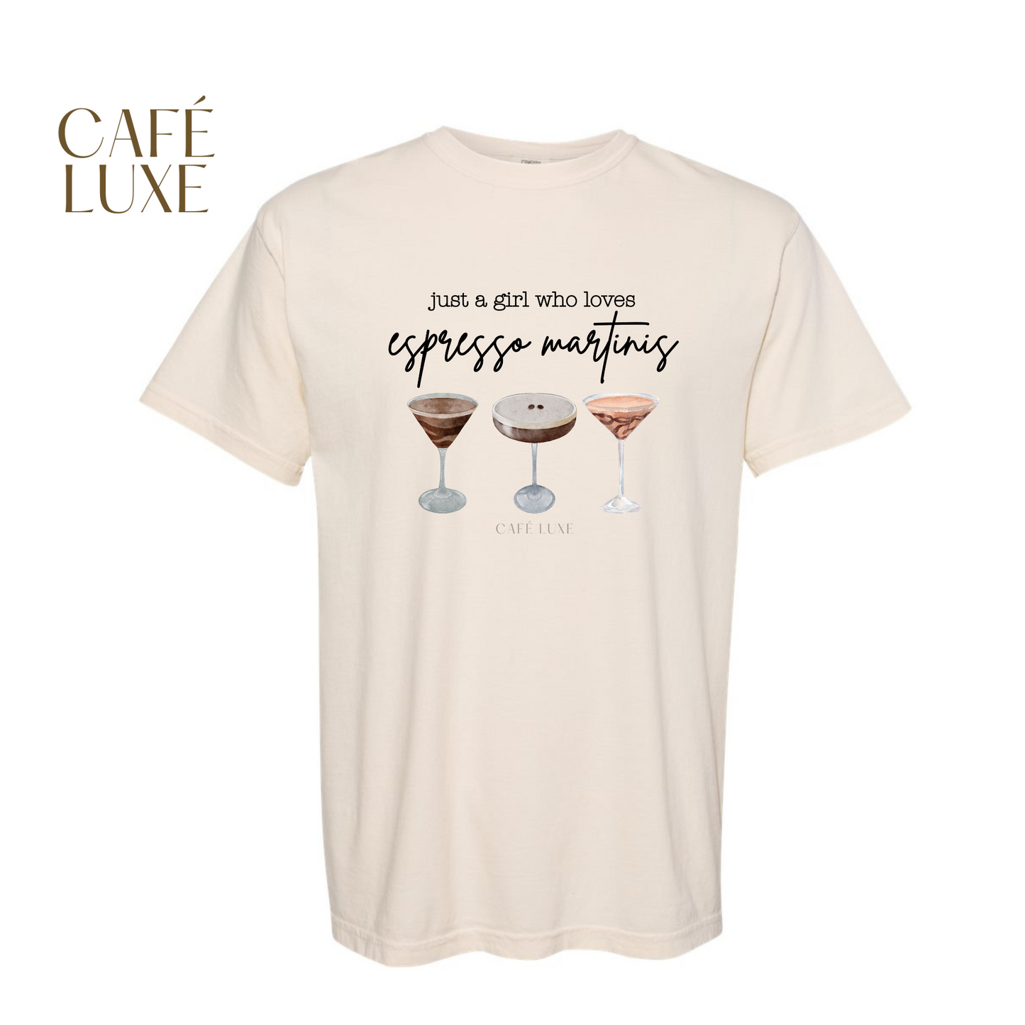 Just a Girl Who Loves Espresso Martinis Shirt