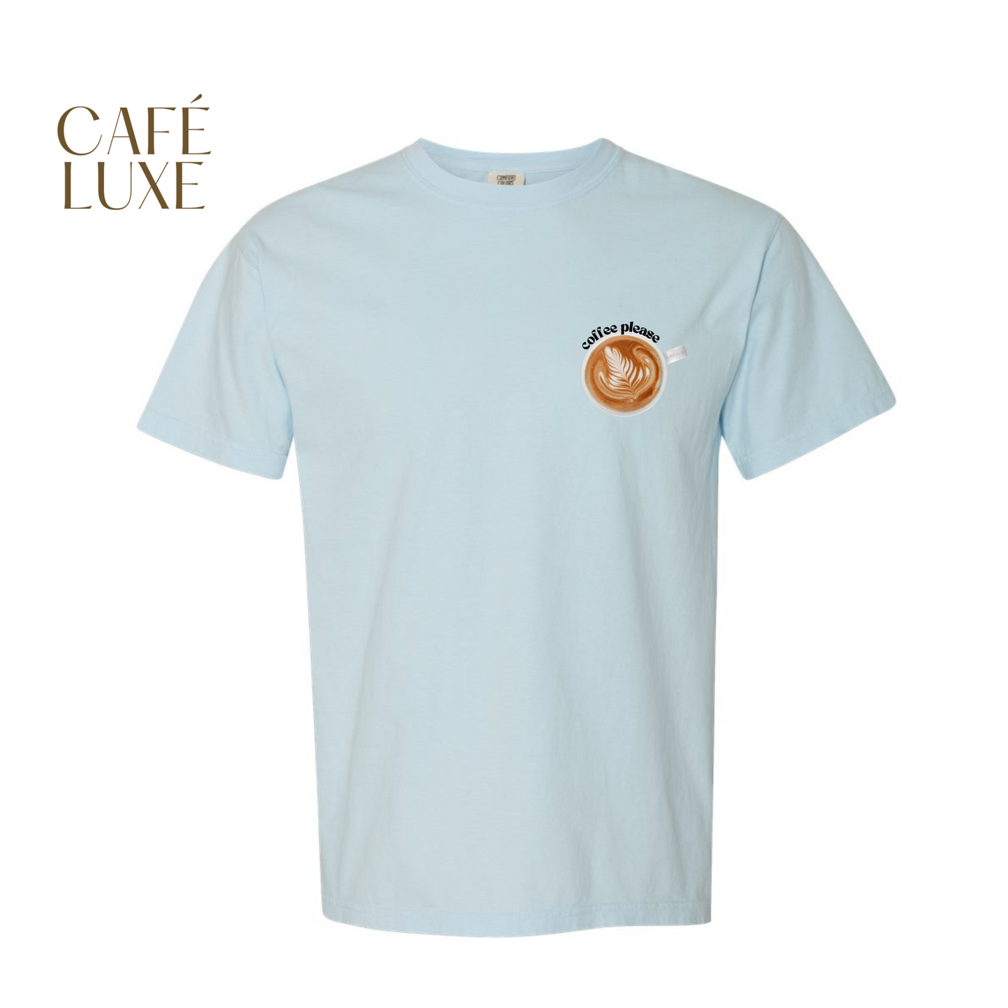 Coffee Please Latte Shirt