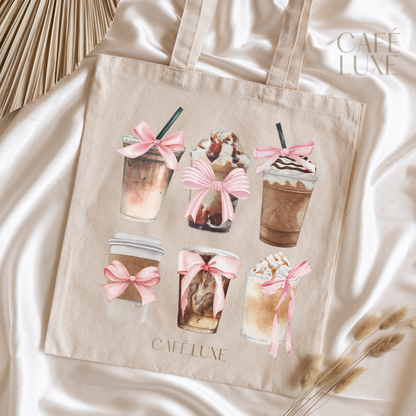 Coffee Blends Canvas Tote Bag