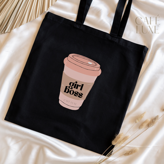 Girl Boss Canvas Tote Bag