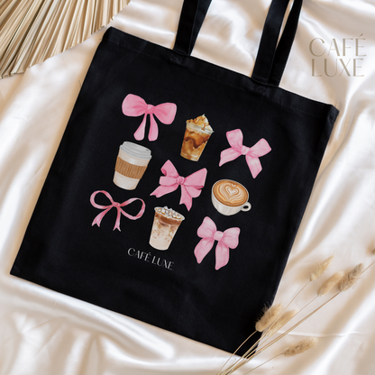 Coquette Coffee Canvas Tote Bag
