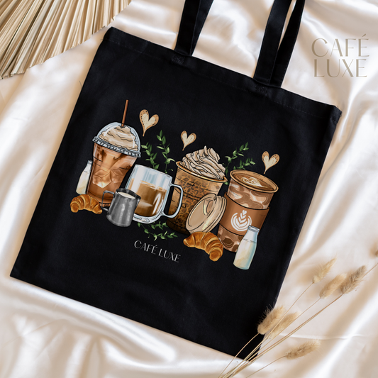 Coffee Blends Canvas Tote Bag