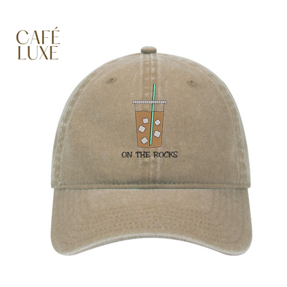 On The Rocks Iced Coffee Denim Hat