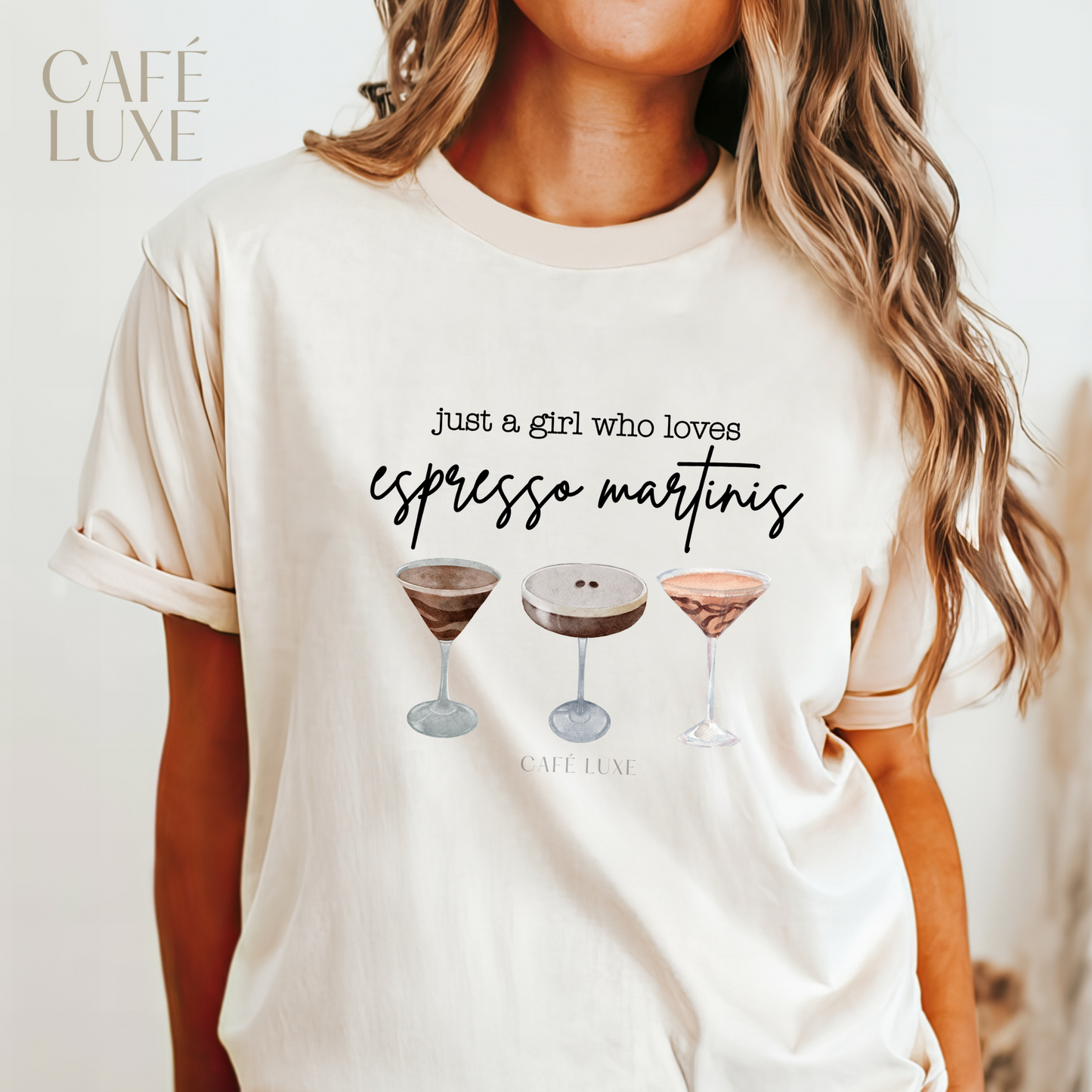 Just a Girl Who Loves Espresso Martinis Shirt