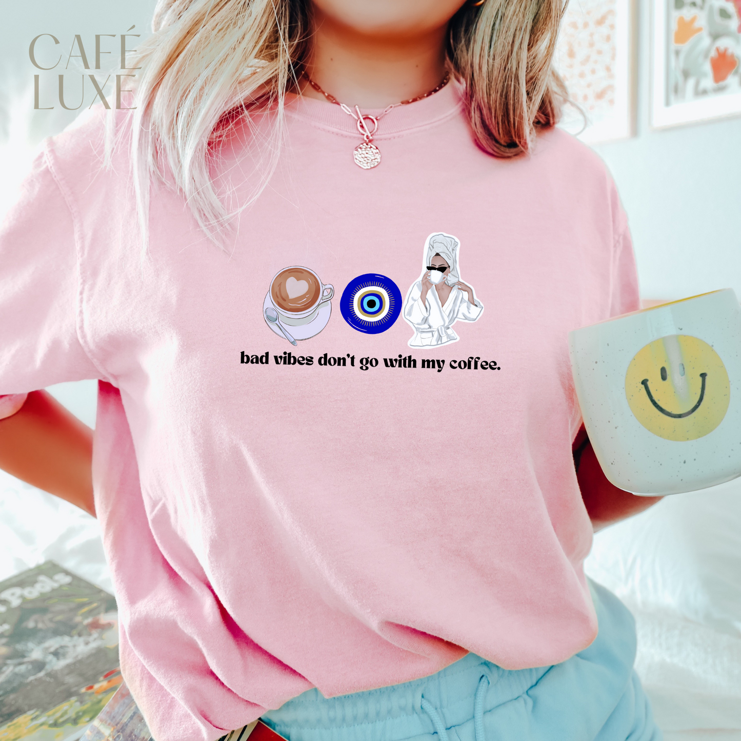 Bad Vibes Don't Go With My Coffee Shirt