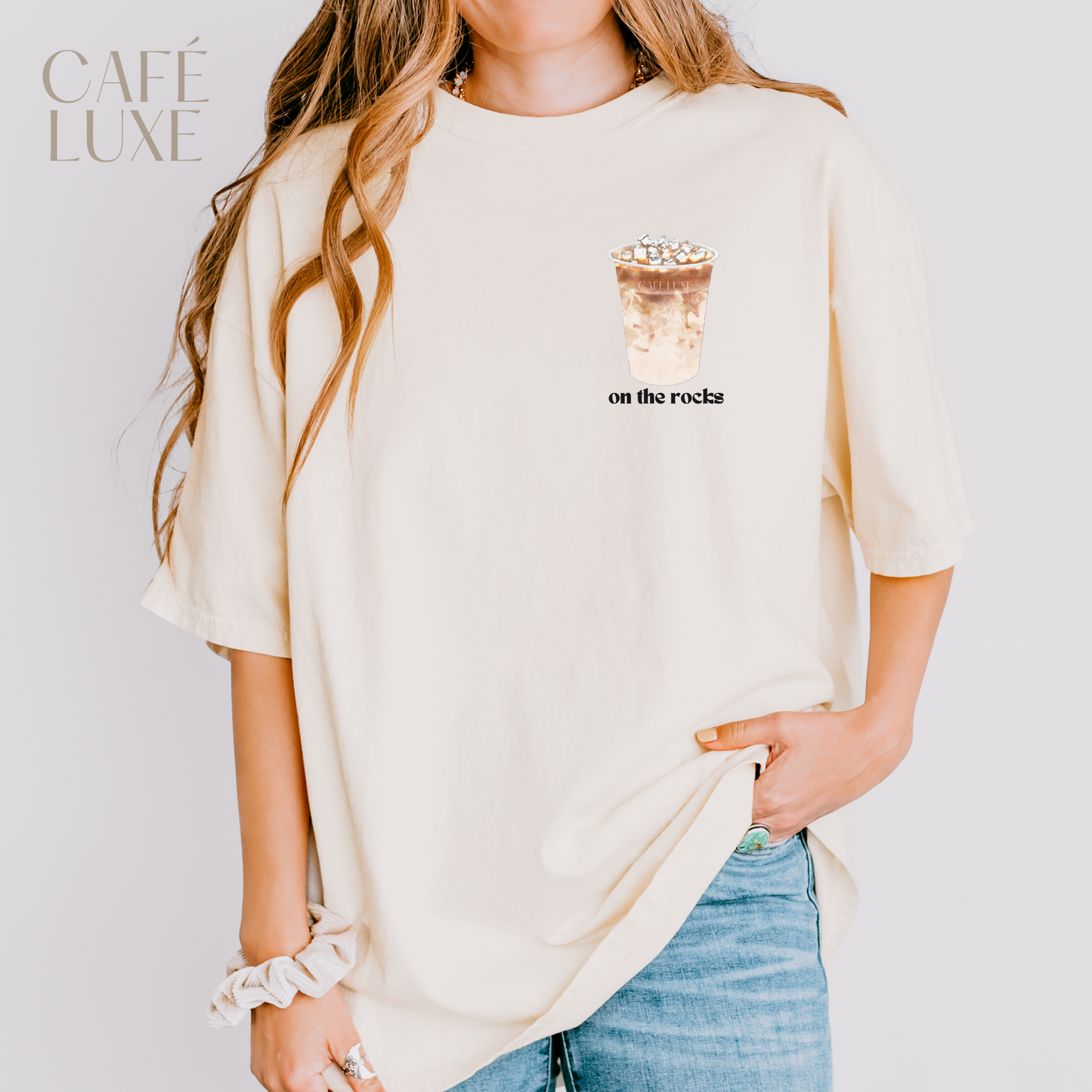 On The Rocks Iced Coffee Shirt