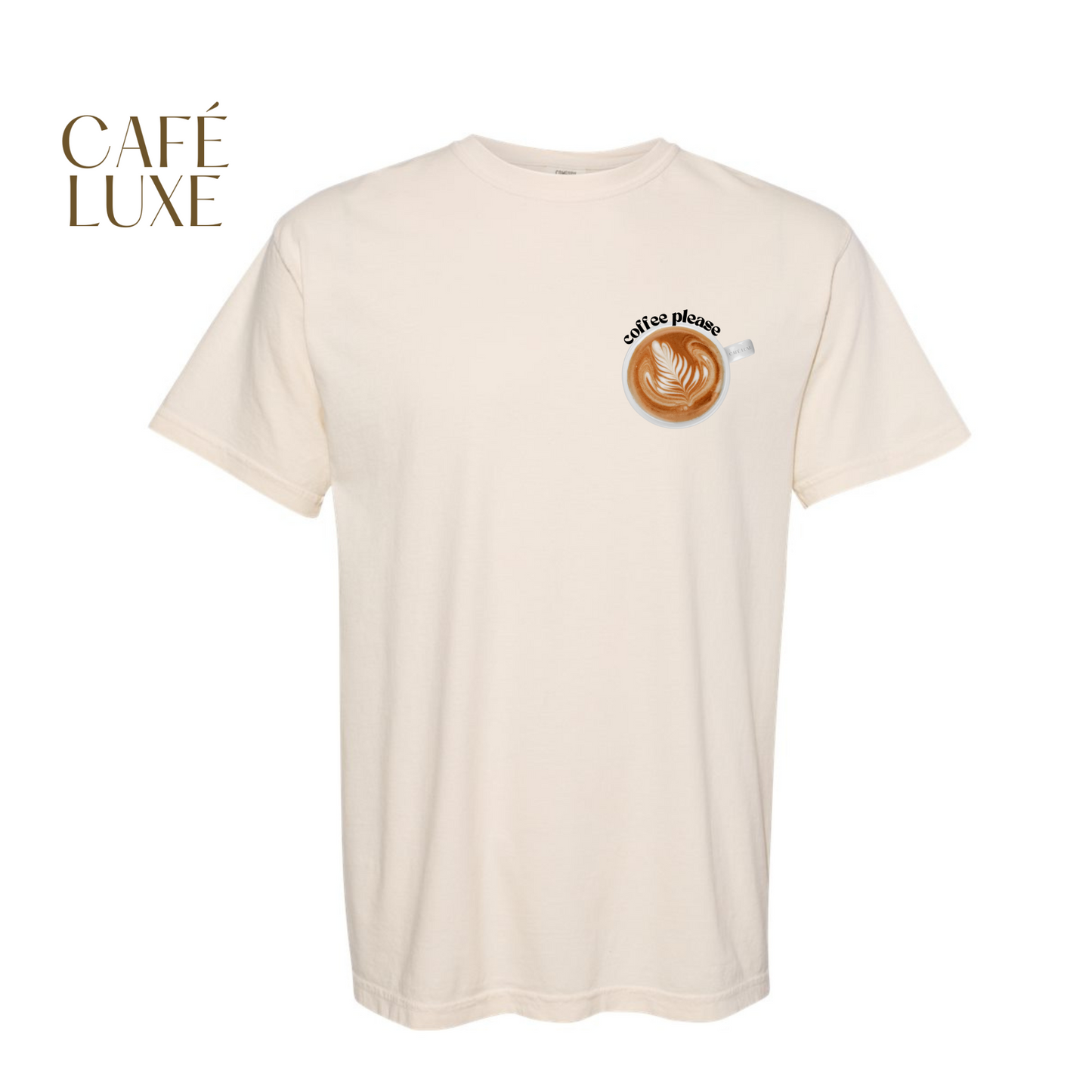 Coffee Please Latte Shirt