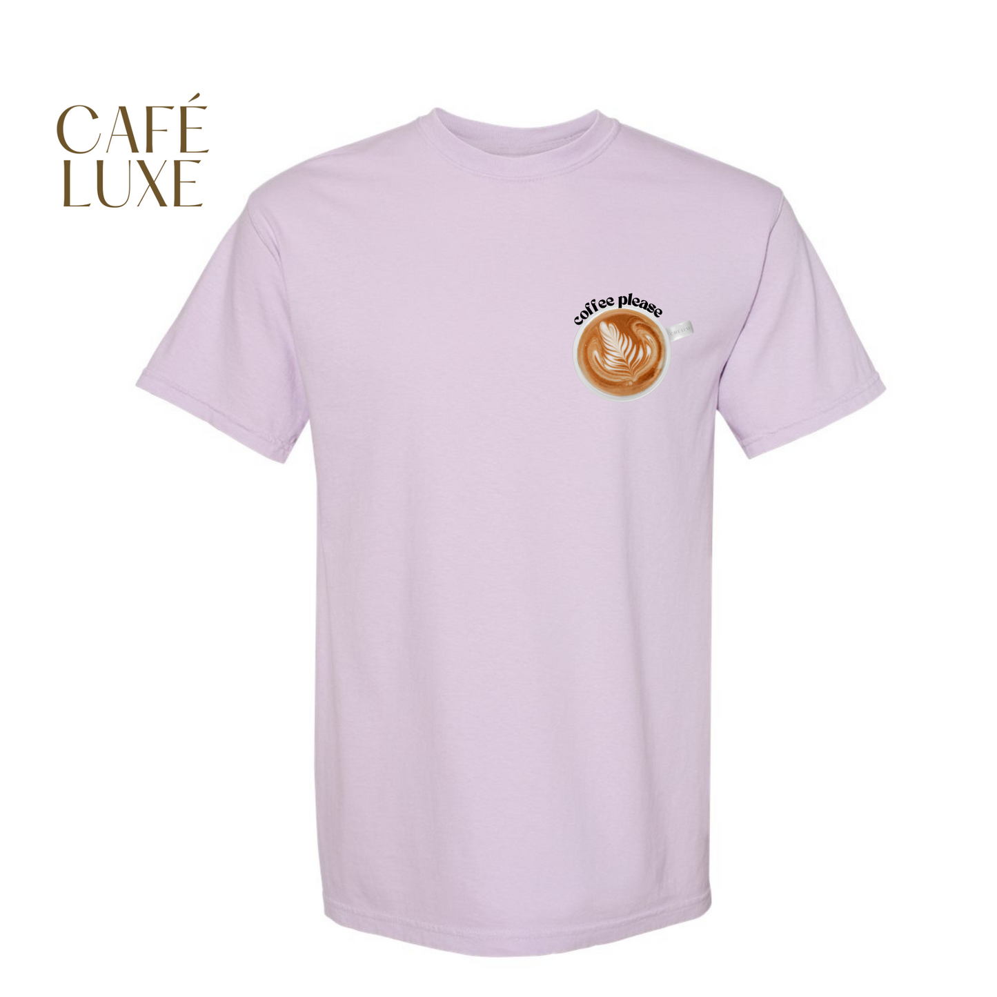 Coffee Please Latte Shirt