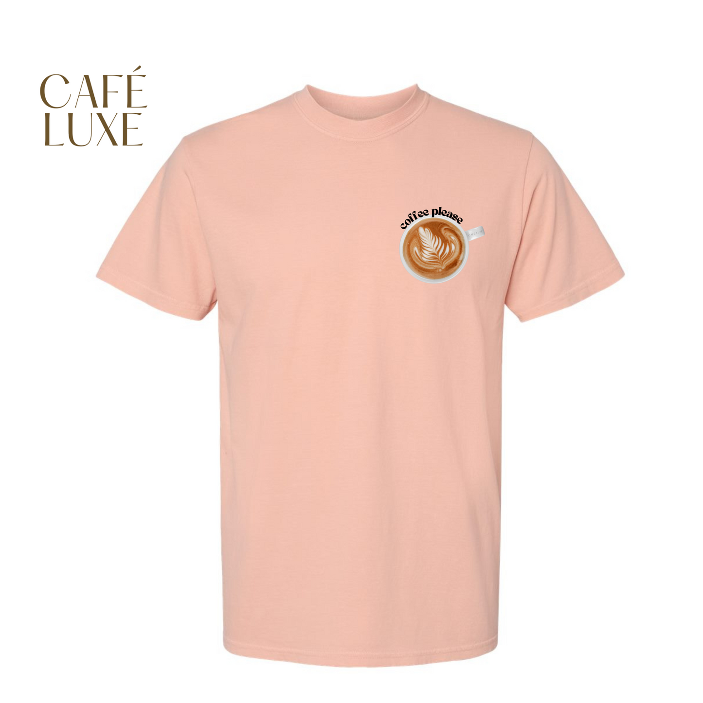 Coffee Please Latte Shirt